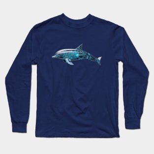 Sci Fi Dolphin Long Sleeve T-Shirt